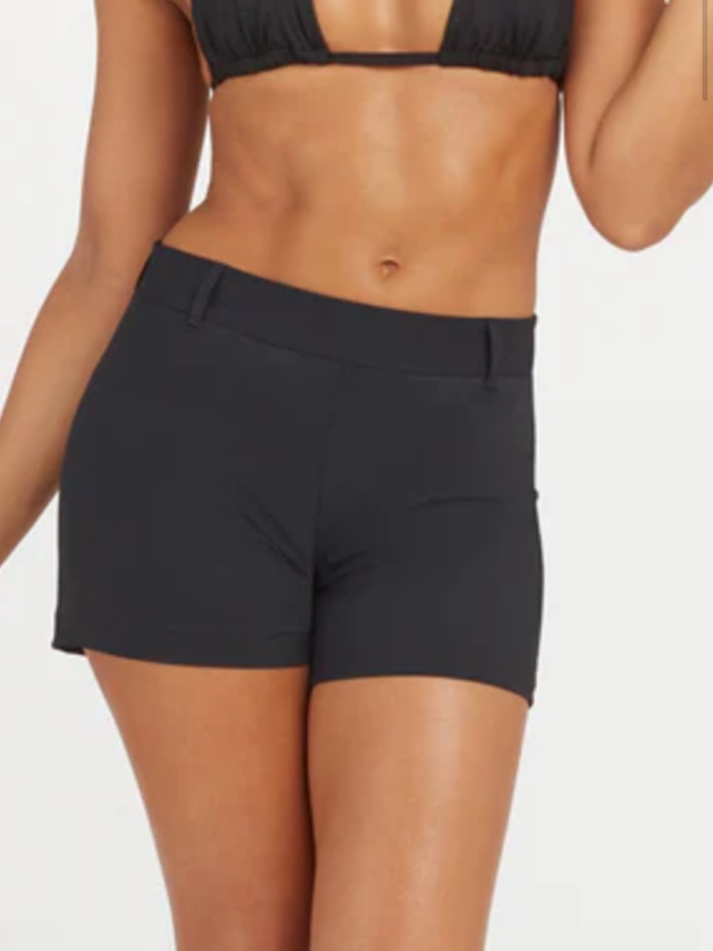 SPANX Black Sunshine Shorts 10 inch‎ size XL